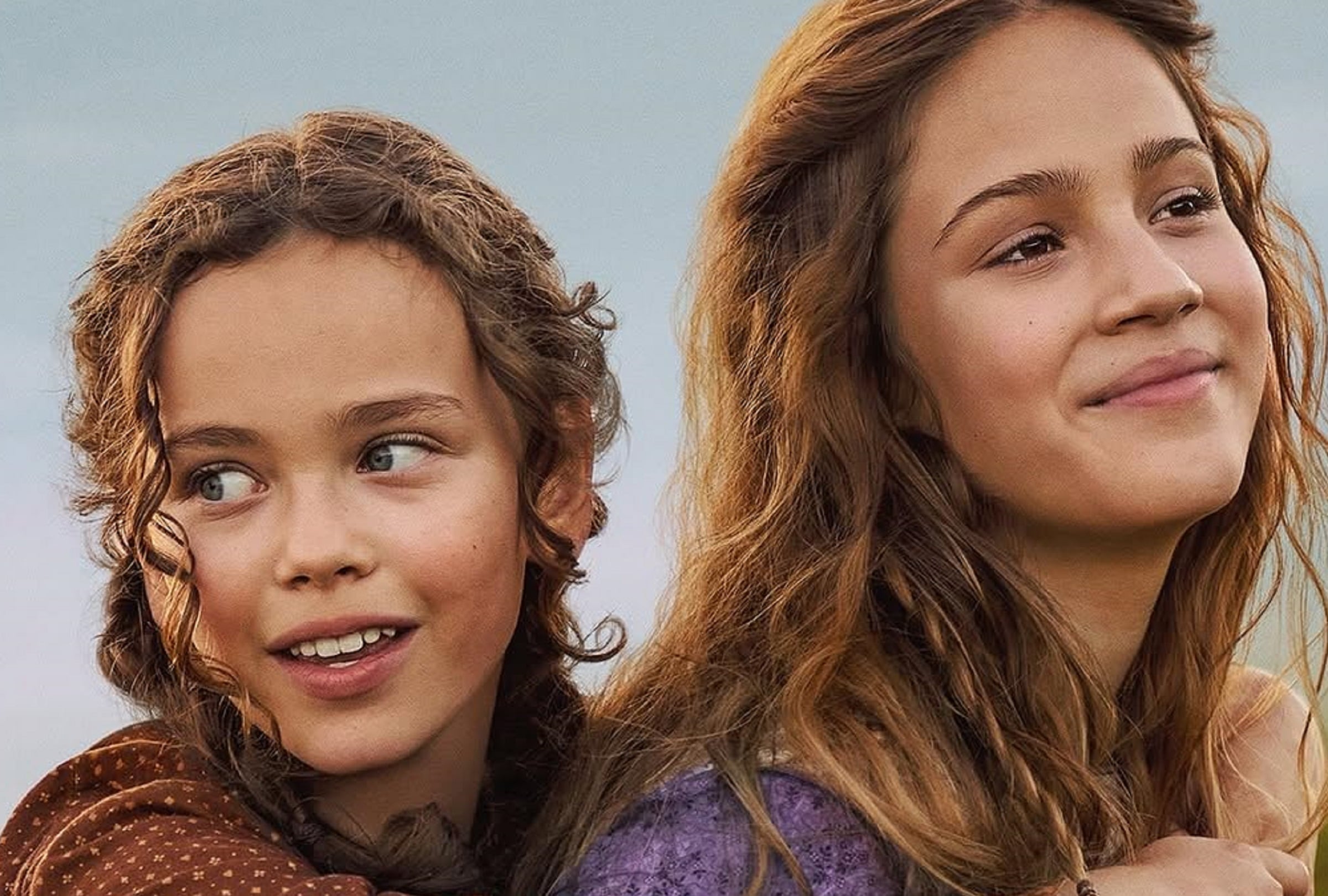 Alice Halsey da vida a Laura Ingalls y Skywalker Hughes da vida a Mary Ingalls en la serie "Little House on the Prairie", que se estrena el 9 de julio (Foto: Netflix)
