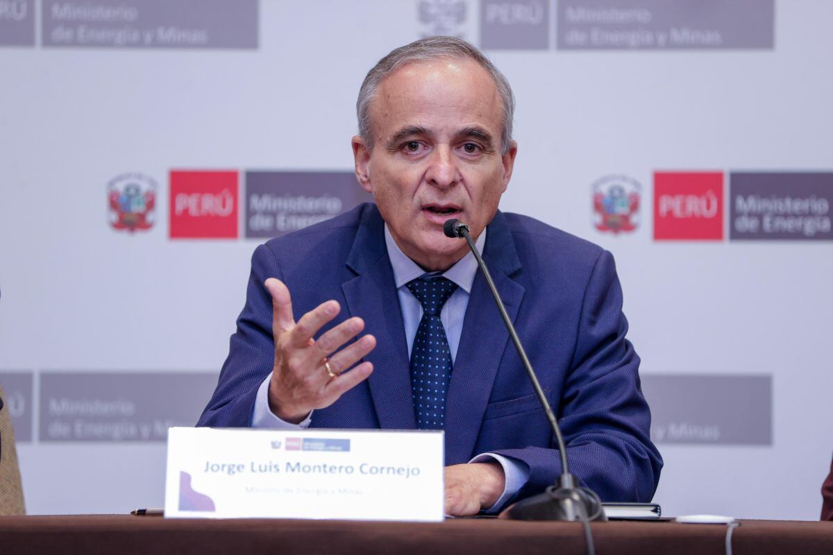 El ministro de Energía y Minas, Jorge Montero, enfrenta una moción de interpelación en el Congreso por cuestionadas disposiciones sobre la herencia del Reinfo. Foto: Minem.