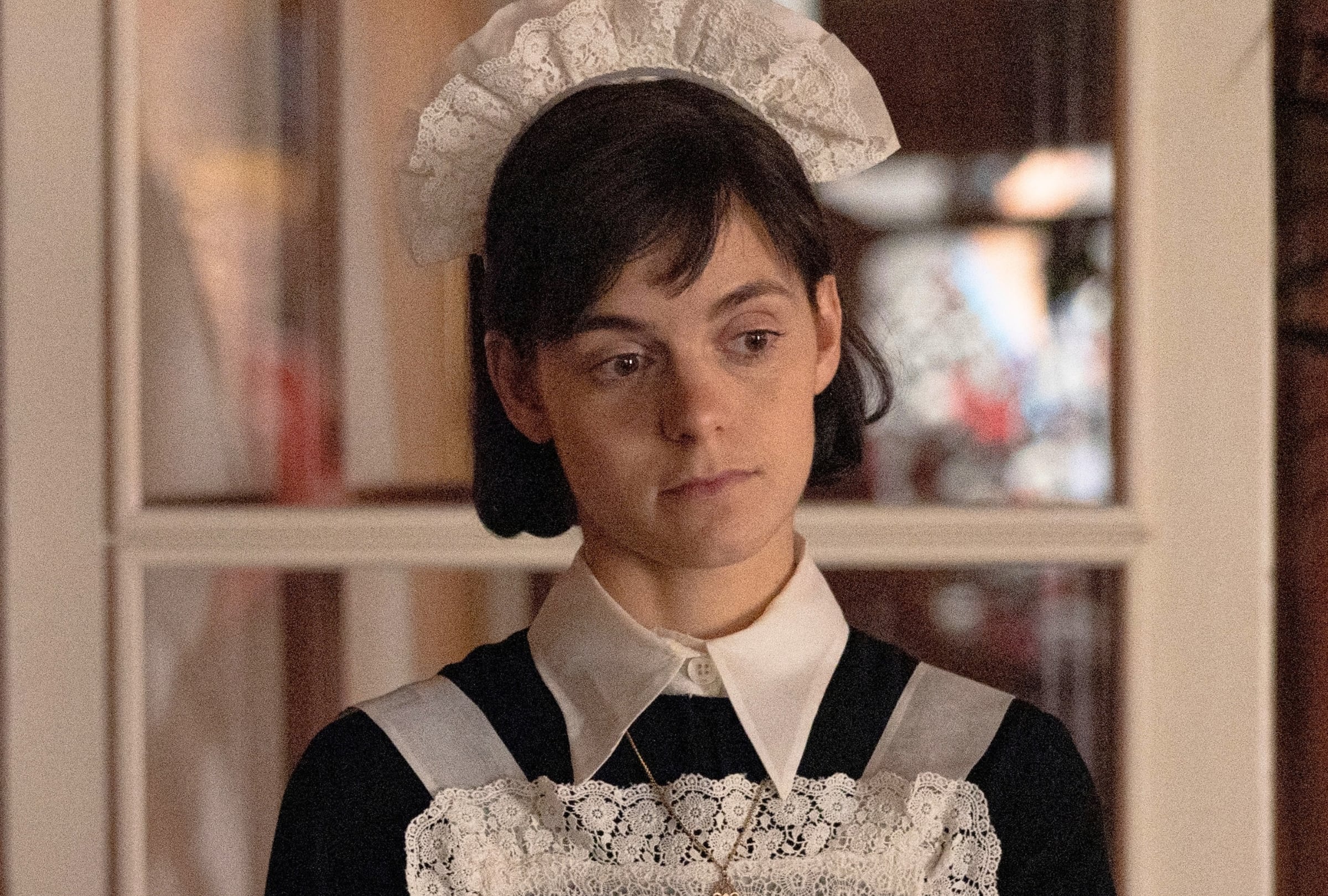 Almudena Salort como Catalina en una escena de la serie española "El problema final (Foto: Mod Producciones / Netflix)
