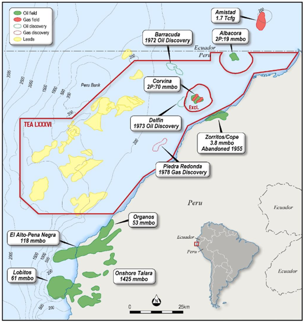 La australiana Condor Energy y la estadounidense Jaguar Exploration, tuvieron a su cargo los compromisos del CET (TEA) del área LXXXVI (mar de Tumbes). (Foto: Jaguar).