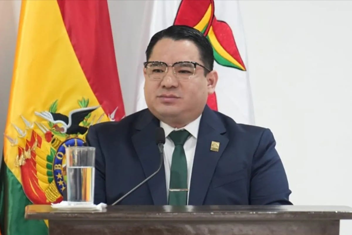 El fiscal general de Bolivia, Roger Mariaca. (Foto de la Fiscalía General del Estado)