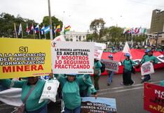 Mineros informales abandonan avenida Abancay luego de que Congreso aprobó ampliar el Reinfo