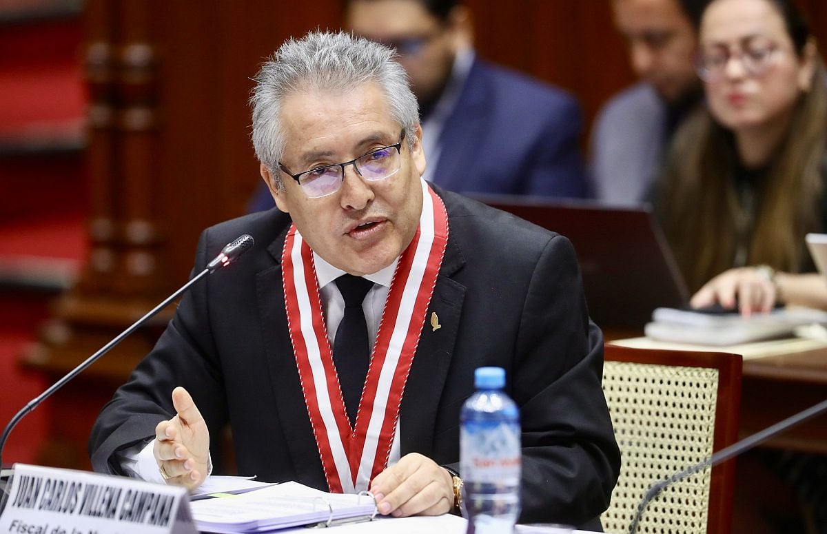 Juan Carlos Villena, fiscal de la Nación interino, dijo que es un mal momento para promover la creación de la Escuela Nacional de la Magistratura. (foto: Congreso)
