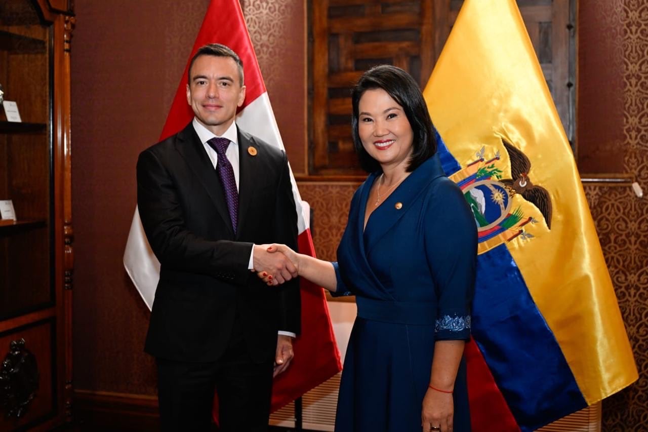 Keiko Fujimori y Daniel Noboa se reunirán en Perú: Los temas en agenda