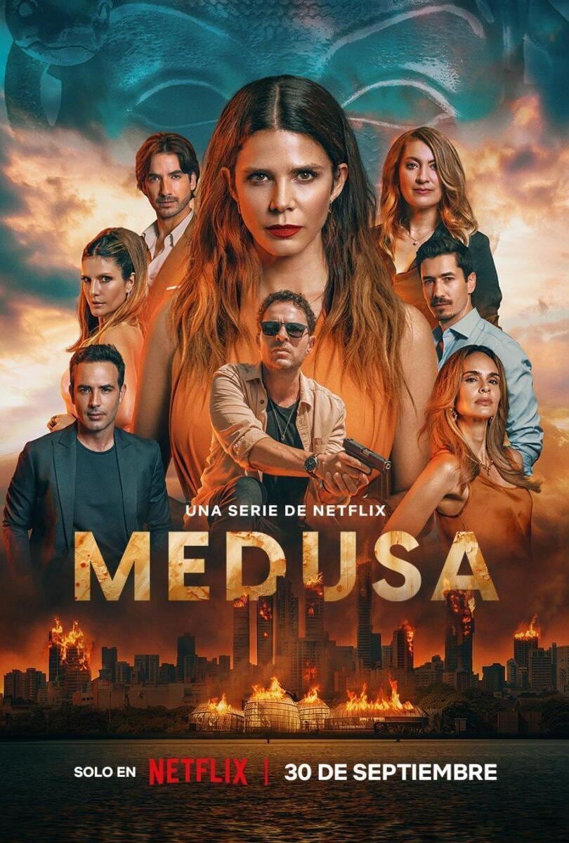 La temporada 2 de "Medusa" continuará desenredando la red de conspiraciones, crímenes secretos, mentiras y encarnizadas disputas por el control del multimillonario imperio comercial de la familia Hidalgo (Foto: TIS Productions / Netflix)