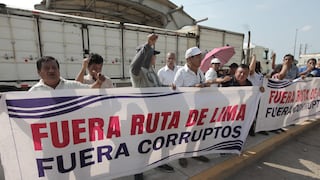 Conductores protestan en Puente Piedra para exigir que Rutas de Lima acate orden del PJ