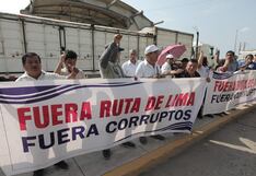 Conductores protestan en Puente Piedra para exigir que Rutas de Lima acate orden del PJ