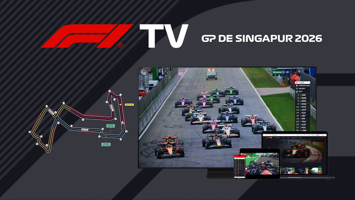 F1 TV EN VIVO — dónde ver carrera del GP de Singapur 2026 EN DIRECTO en TV y Streaming Online en México y Estados Unidos