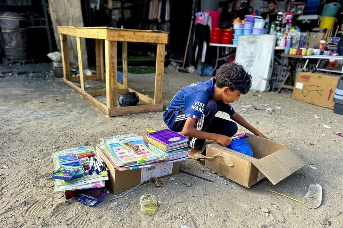 El sistema educativo de Gaza afronta un nuevo año escolar marcado por las consecuencias de tres años de guerra. Foto: EFE.
