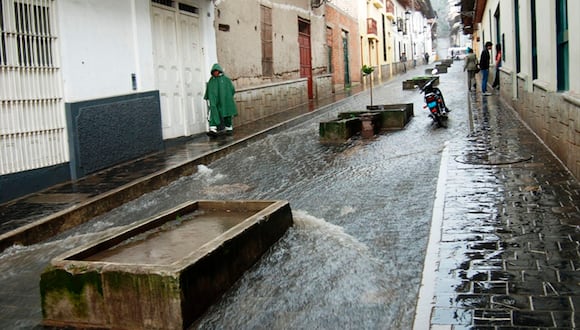 Lluvias en Cajamarca. (Foto: Andina)
