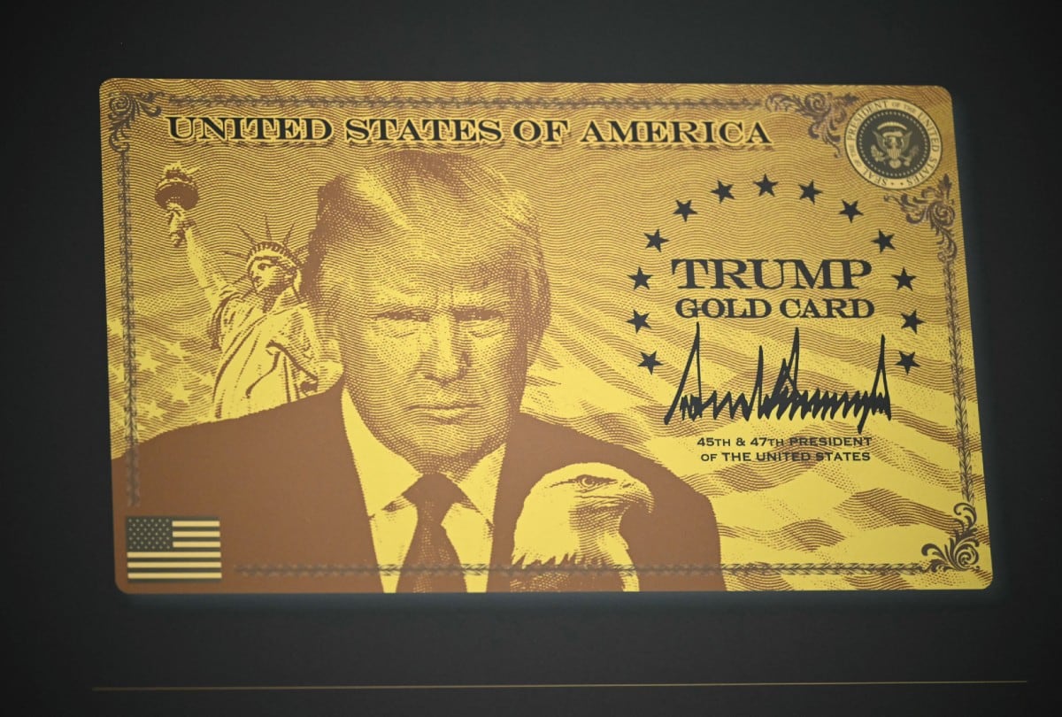 La "Trump Gold Card" solo ha sido otorgada a una persona hasta ahora. | Crédito: MANDEL NGAN / AFP
