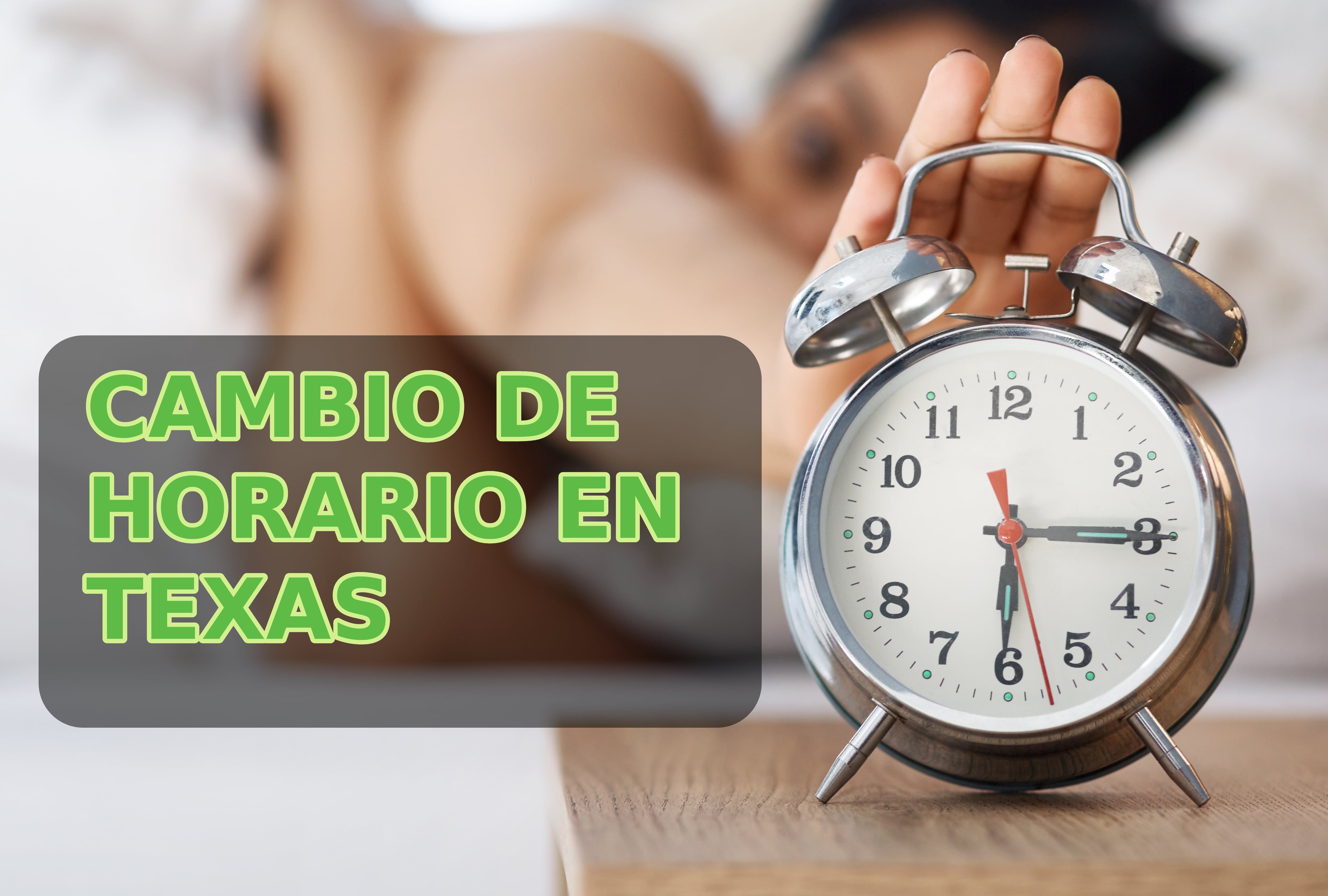 Cambio de hora en Texas 2026: ¿se atrasa o se adelanta el reloj y qué día se realiza el ajuste?
