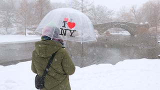 Ciclón bomba en Nueva York: ¿cuánta nieve podría caer este fin de semana?