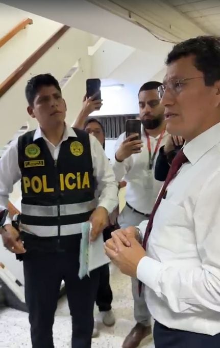 Diputados de Ahora Nación, como Harvey Colchado, protagonizaron disputas con Fuerza Popular por un espacio en el Congreso. Captura: El Comercio