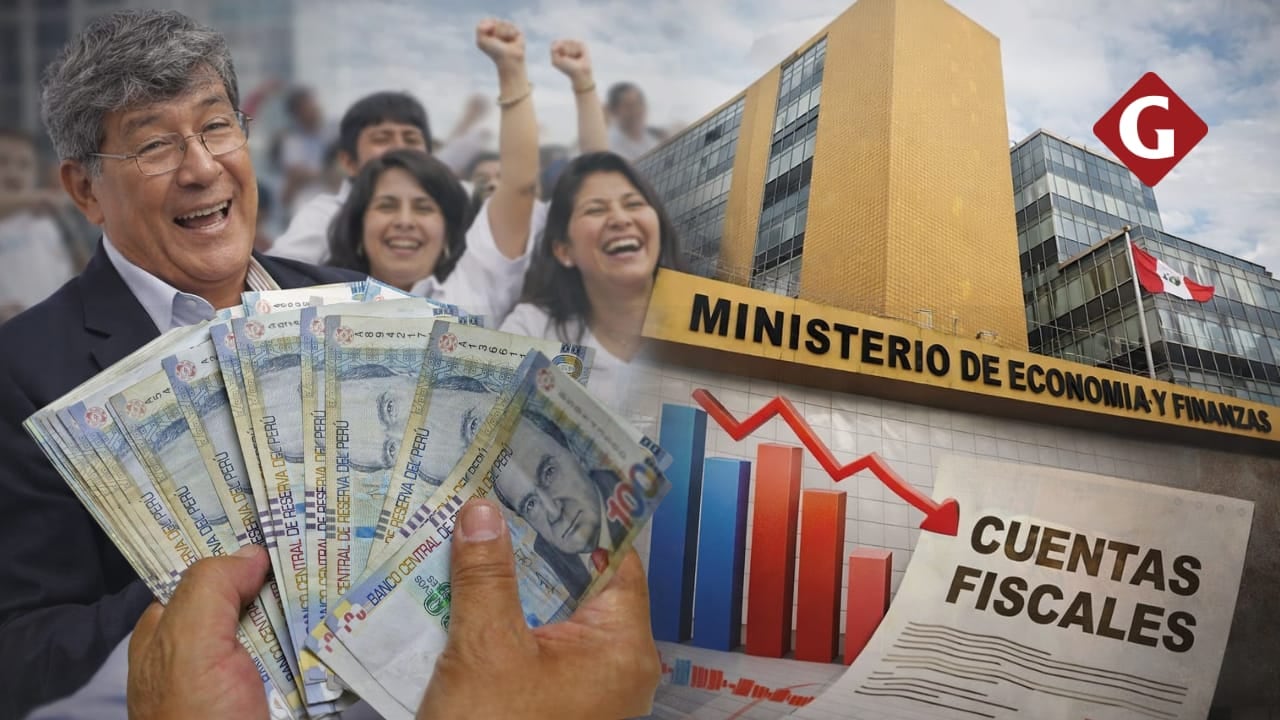 Alza de pensión de docentes. Fotocomposición: Chatgpt, Mía Ríos, Diario Gestión