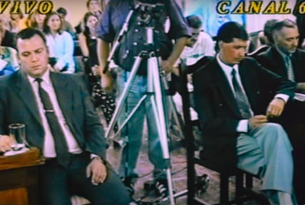 Luis Tula durante el juicio por el asesinato de la joven María Soledad Morales (Foto: María Soledad: El fin del silencio/ Netflix)