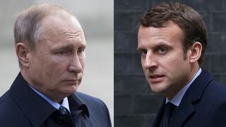 Putin dice a Macron que obtendrá sus objetivos “por la negociación o por la guerra”