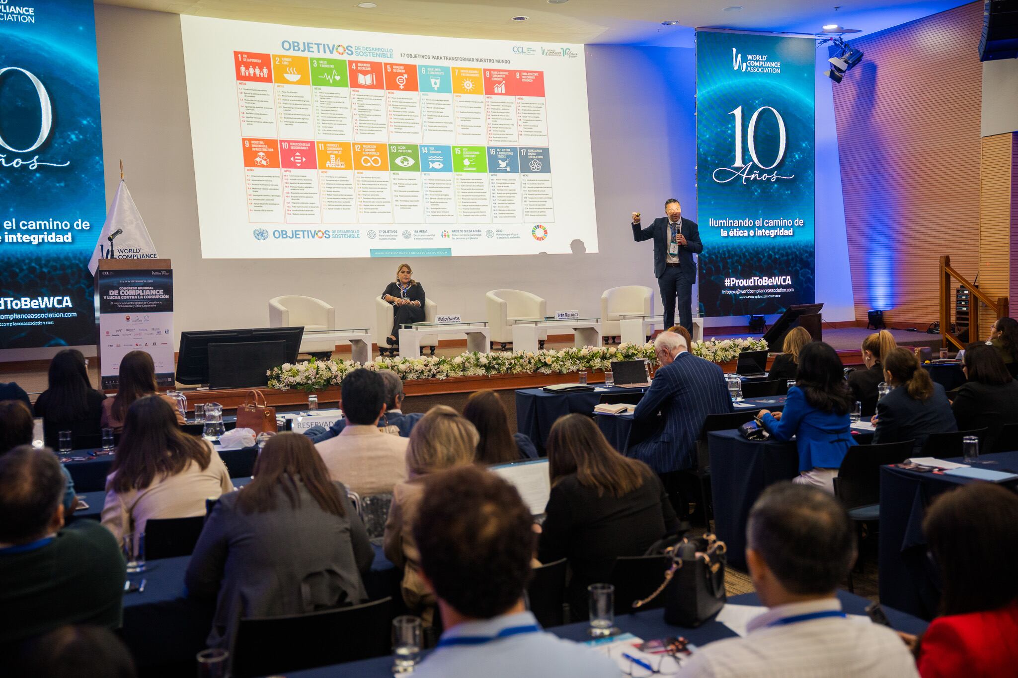 Iván Martínez López, vicepresidente internacional de la World Compliance Association, sostuvo que la lucha contra la corrupción debe conectarse con las estrategias de sostenibilidad y generar resultados medibles, más allá de políticas, reportes y certificaciones. Foto: WCA