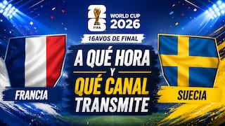 ¿A qué hora juega y qué canal transmite Francia vs. Suecia EN VIVO hoy por Mundial 2026 en México y Estados Unidos?