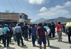 Cañete: Agricultores de camote bloquearon la carretera Panamericana Sur