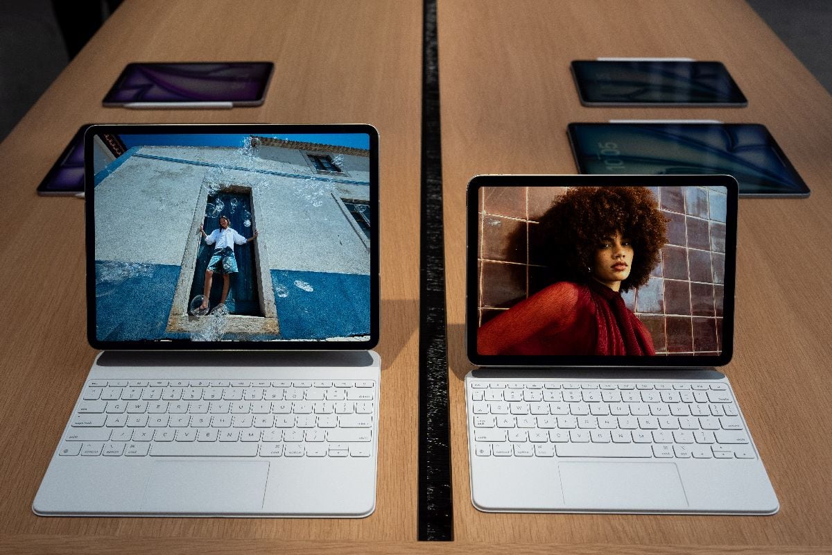 La línea iPad Air de Apple.