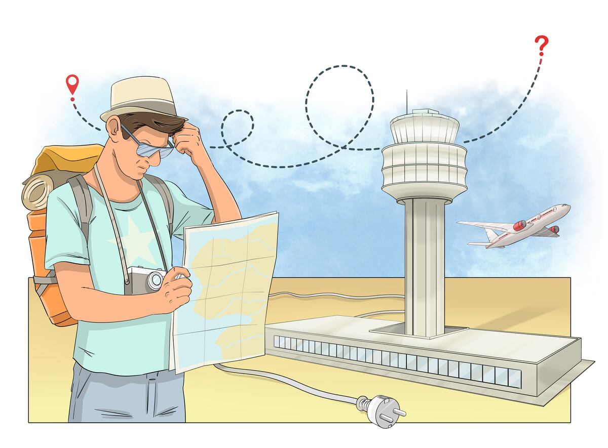 "Se tiene que resolver el problema de Corpac –otro ejemplo fallido de empresa estatal–, encargada del control del tránsito aéreo y de operar aeropuertos”. (Ilustración: Lavida)