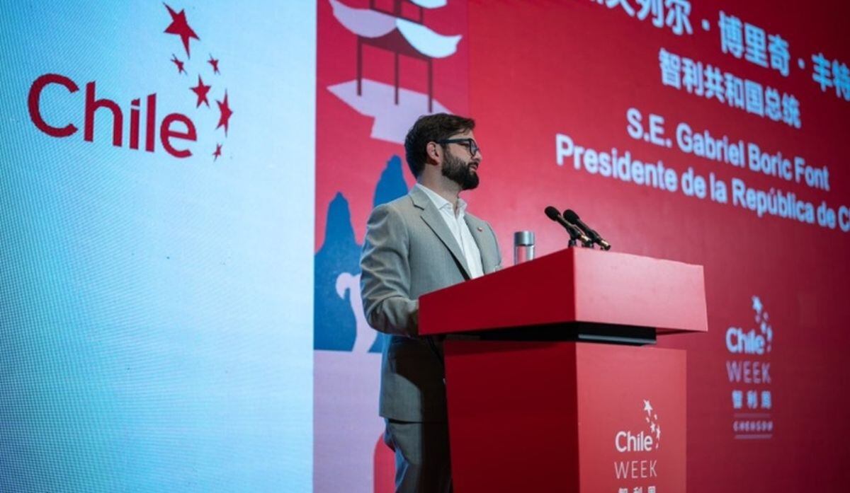 “Chile es mucho más que un vendedor de materias primas. Tenemos conocimiento, capital humano, cultura y queremos que el mundo lo conozca también”, manifestó Gabriel Boric. (Foto: CNN)