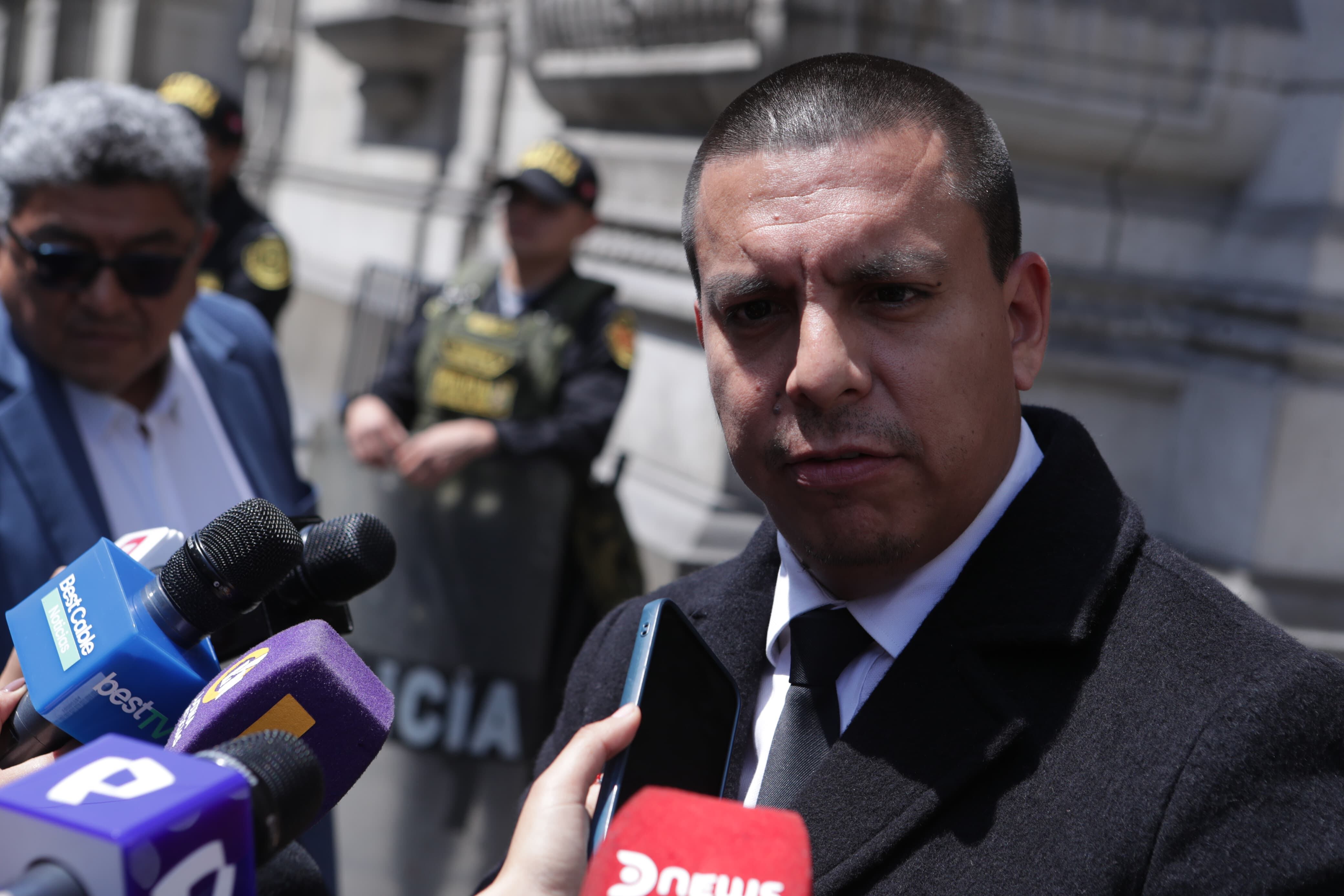 Juan Carlos Portugal, abogado de Dina Boluarte. (Foto: Alessandro Currarino / GEC)