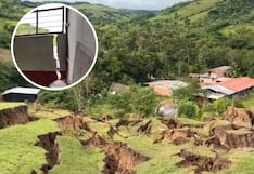 Grietas y hundimientos arrasan viviendas, colegios y cultivos en San Martín