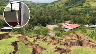 Grietas y hundimientos arrasan viviendas, colegios y cultivos en San Martín
