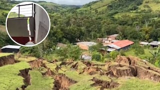 Grietas y hundimientos arrasan viviendas, colegios y cultivos en San Martín