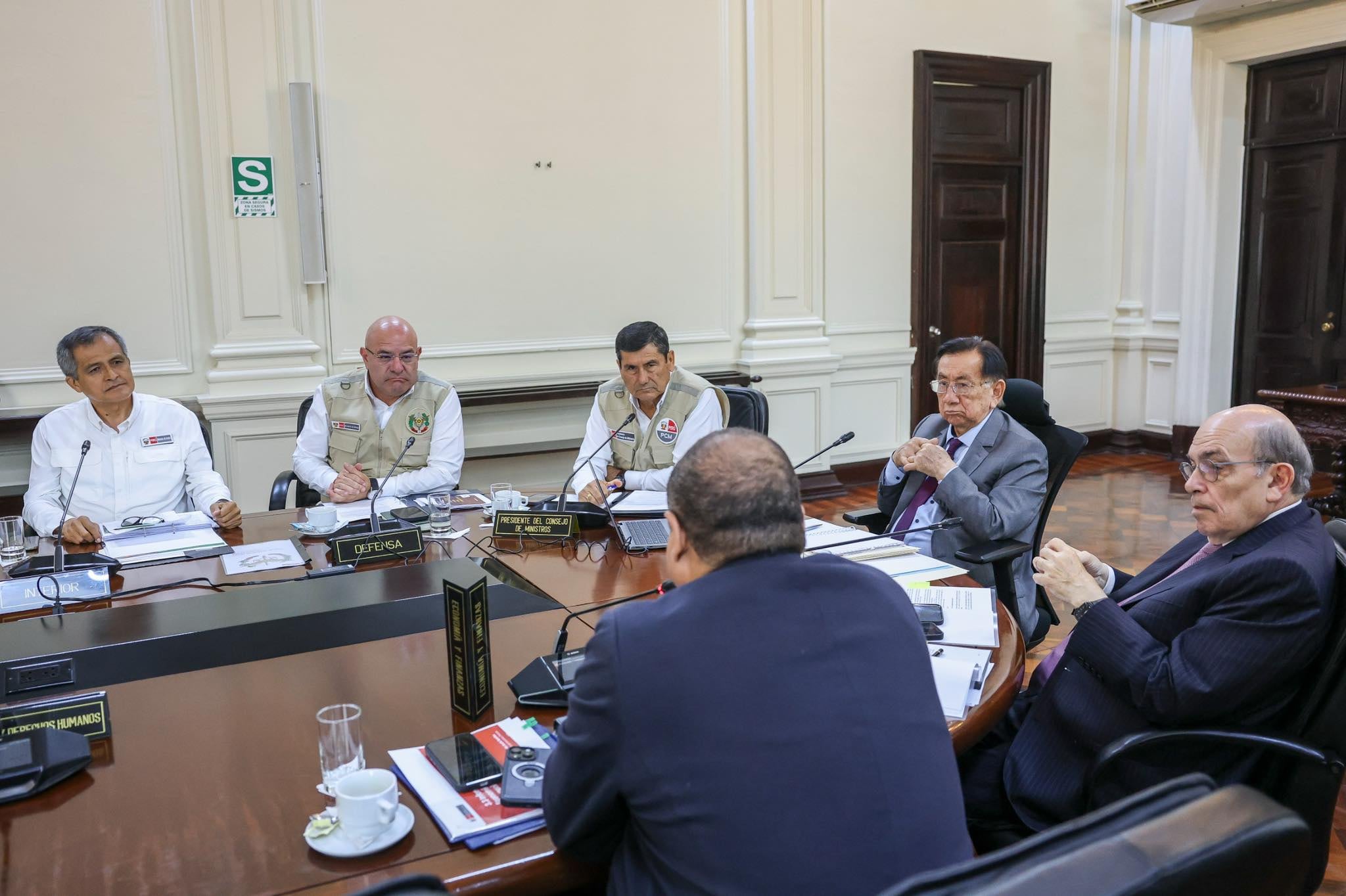 La Presidencia de la República sostuvo que las actas no permiten concluir que Balcázar no haya cumplido con su rol de conducción de los Consejos de Ministros. Foto: Presidencia.