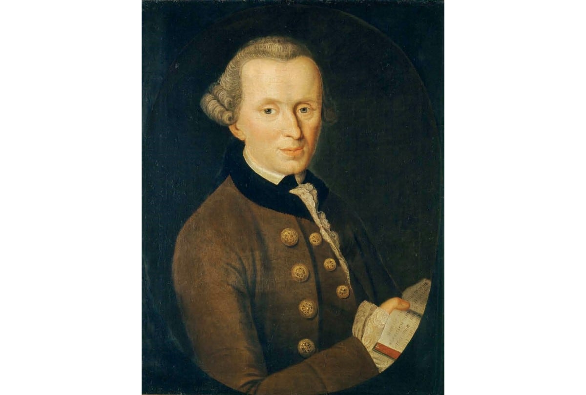 Retrato de Immanuel Kant, obra de Johann Gottlieb Becker, 1768. | Crédito: Wikipedia