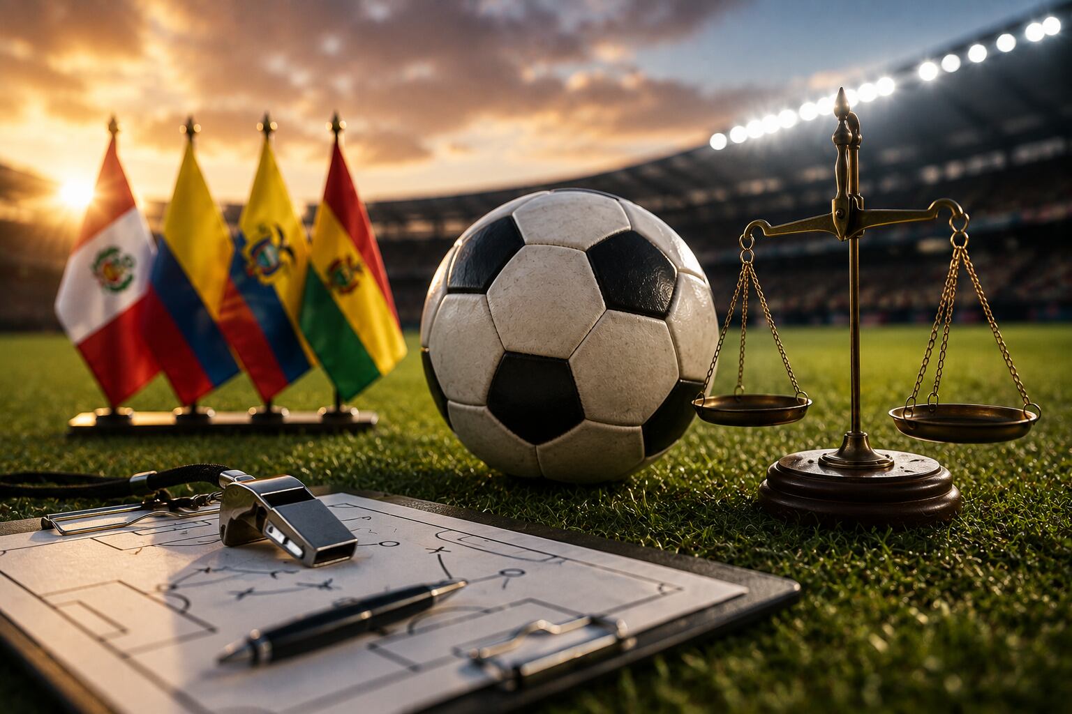 Una regla de la Comunidad Andina abre debate sobre los extranjeros en el fútbol peruano | Foto: Imagen generada con IA - ChatGPT