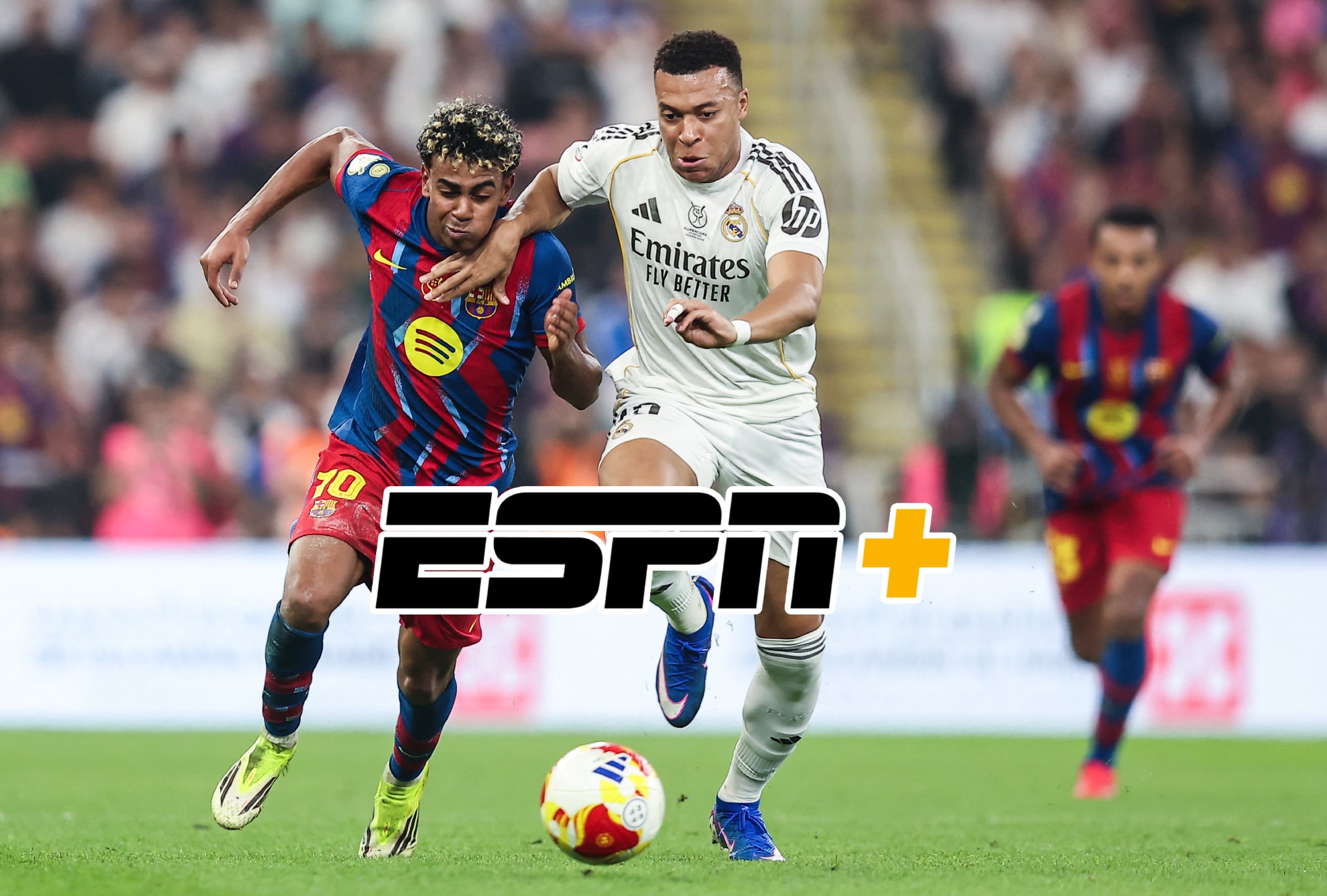 BARCELONA, CATALUÑA (ESPAÑA), 10/05/2026.- Cobertura oficial de ESPN EN VIVO ONLINE para ver el clásico FC Barcelona vs. Real Madrid este domingo 10 de mayo por la Jornada 35 de LaLiga EA Sports 2025-26 desde el estadio Spotify Camp Nou de Barcelona, España. FOTO DE HAITHAM AL-SHUKAIRI PARA AFP