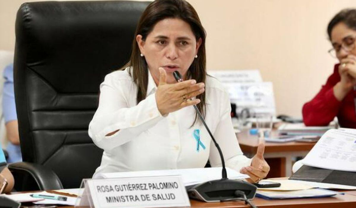 Rosa Gutiérrez dijo que no se aferra al cargo de ministra de Salud. Foto: Minsa