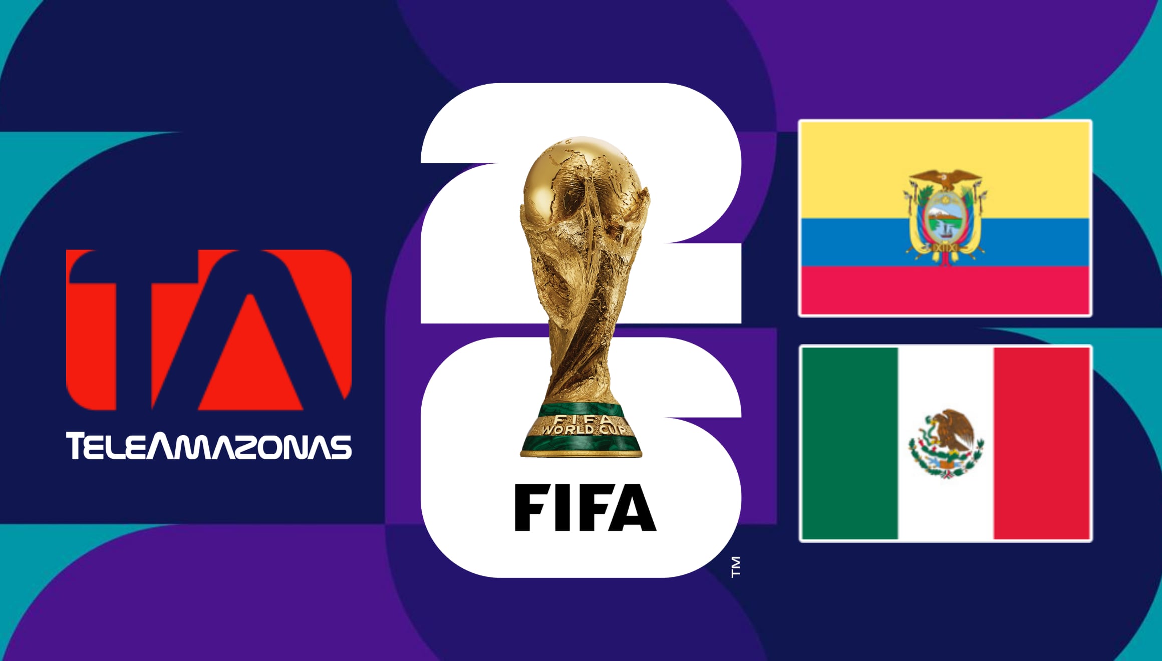 Sintonía de Teleamazonas en vivo gratis para el territorio ecuatoriano. Conozca cómo ver el partido de Ecuador vs. México por la señal abierta nacional y las alternativas digitales asociadas al Canal 5 online para el Mundial 2026. | Crédito: fifa.com / Composición Gestión Mix
