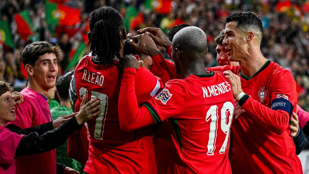 Portugal clasificó a los cuartos de final de la UEFA Nations League tras ganar el Grupo A1. | Crédito: uefa.com