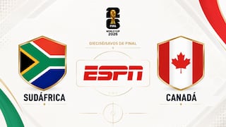 ESPN televisó el partido Sudáfrica 0-1 Canadá por los 16avos de final del Mundial 2026