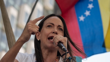 María Corina Machado. (Foto de Gabriela Oraá / AFP).