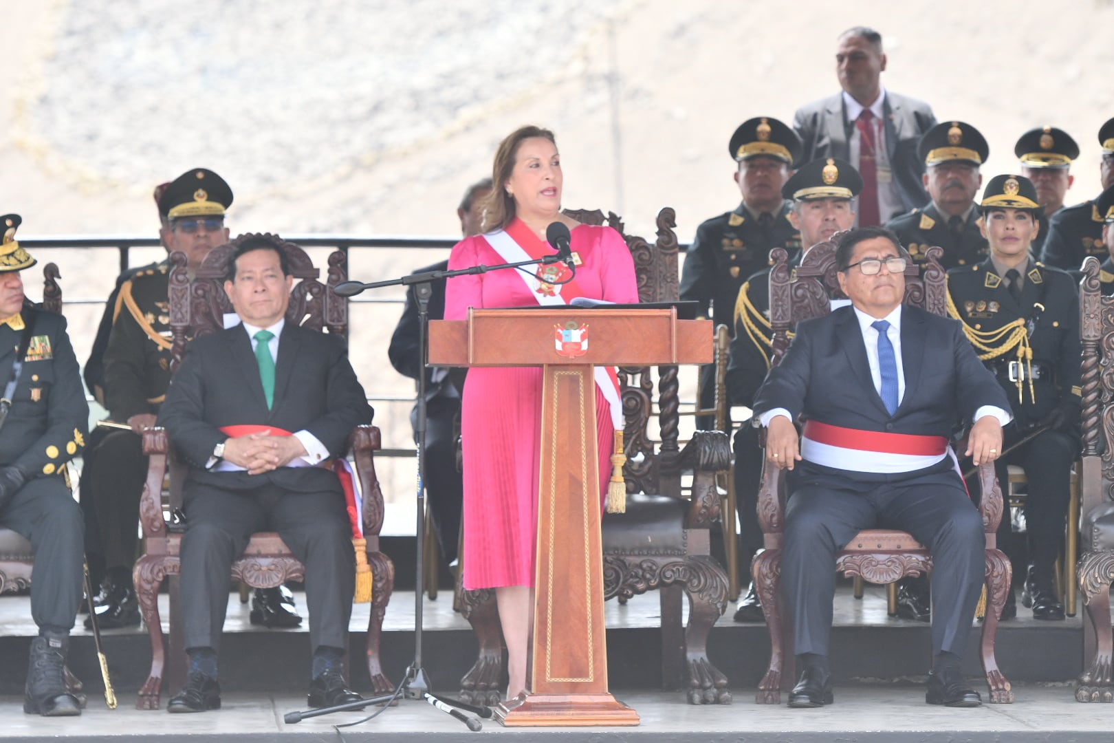 Dina Boluarte a manifestantes que participaron en las protestas: “No se dejen manipular”. Foto: Mininter