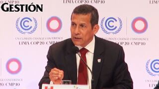 Humala: “COP 20 ha logrado superar la meta de US$ 10,000 millones para el Fondo Verde”