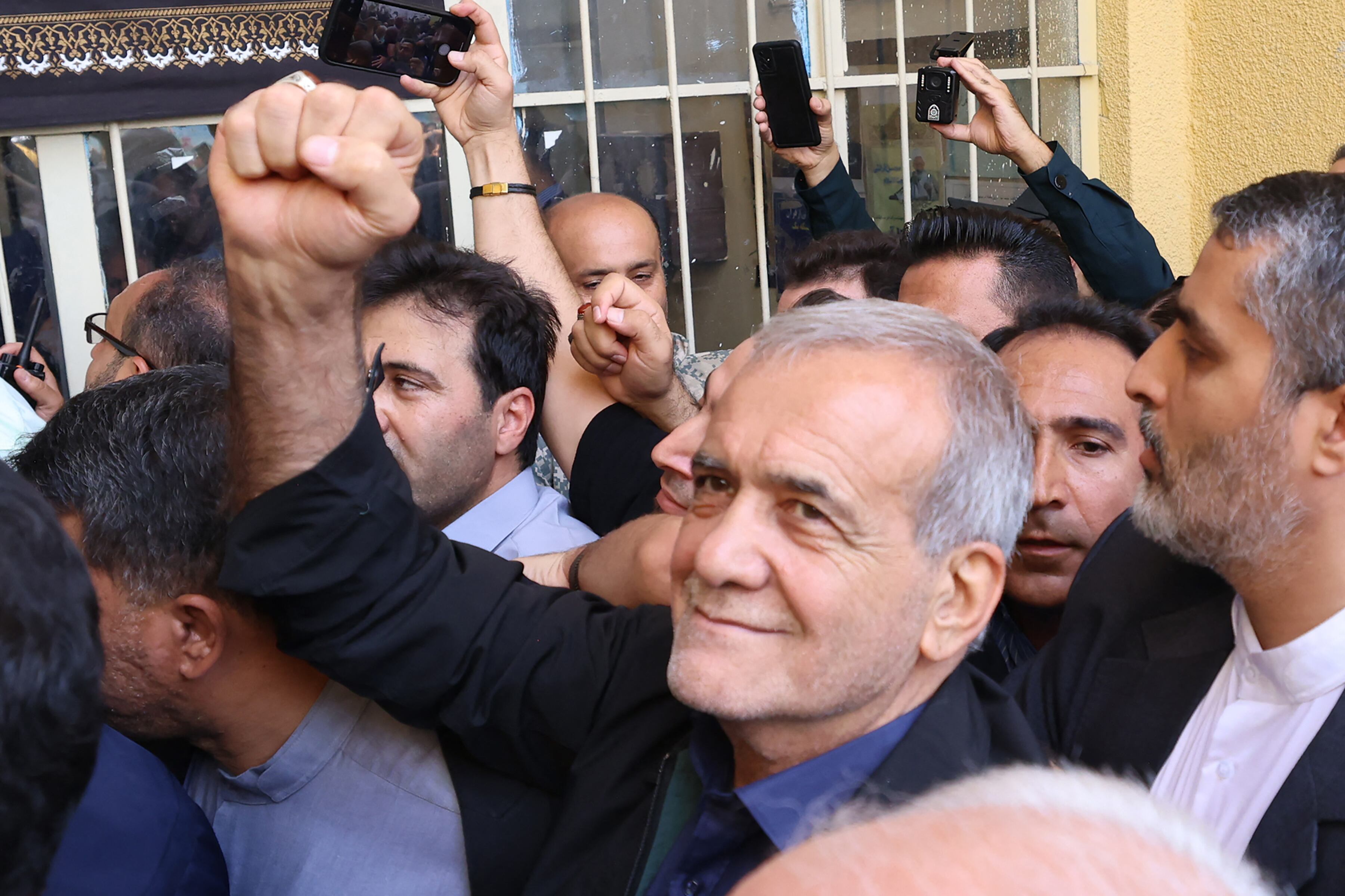 El presidente electo de Irán Masoud Pezeshkian. (Foto de ATTA KENARE / AFP)