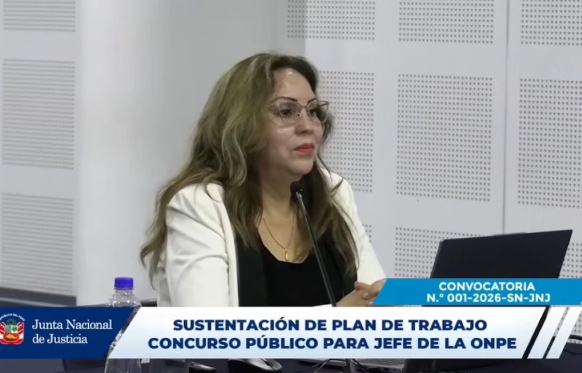 Amparo Ortega comunicó a la JNJ su decisión de retirarse del concurso para elegir al nuevo jefe de la ONPE. Foto: JNJ.