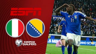 ESPN EN VIVO GRATIS — dónde ver partido Italia vs. Bosnia y Herzegovina por Fútbol TV y Disney Plus Premium Online