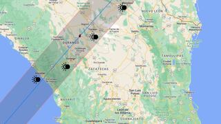 Así se vio el eclipse solar desde Durango, Coahuila y Sinaloa hoy, 8 de abril