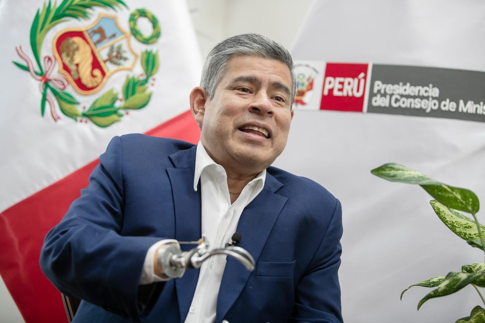 El primer vicepresidente Luis Galarreta asumirá el despacho presidencial durante la ausencia de Keiko Fujimori. (Foto: Julio Reaño/ El Comercio)