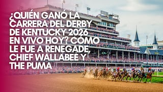 ¿Quién ganó la carrera del Derby de Kentucky 2026? Cómo le fue a Renegade, Chief Wallabee y The Puma