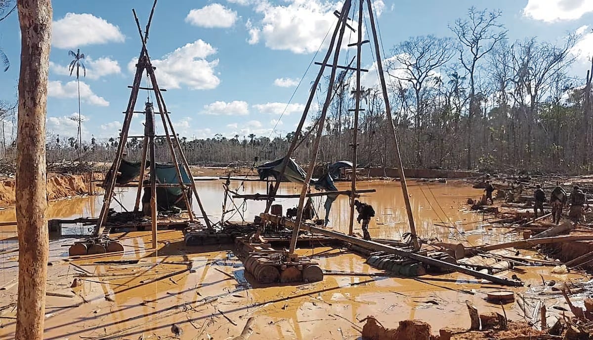 Avance de la minería ilegal. Foto: Ministerio Público.