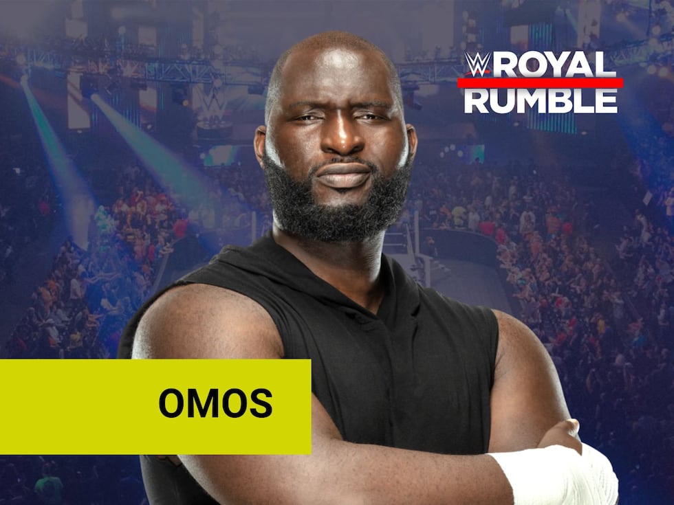 Con sus 2,13 metros de altura y su peso de 175 kilos, Omos es una de las superestrellas más intimidantes de la historia de la WWE. Tras formar equipo con AJ Styles y ganar los Campeonatos de Parejas de Raw, Omos se convirtió en una fuerza dominante en la división. Sin embargo, la pareja se separó cuando Omos creyó que Styles le estaba frenando. Ahora, bajo el liderazgo de MVP, Omos está listo para conquistar la WWE por sí mismo.